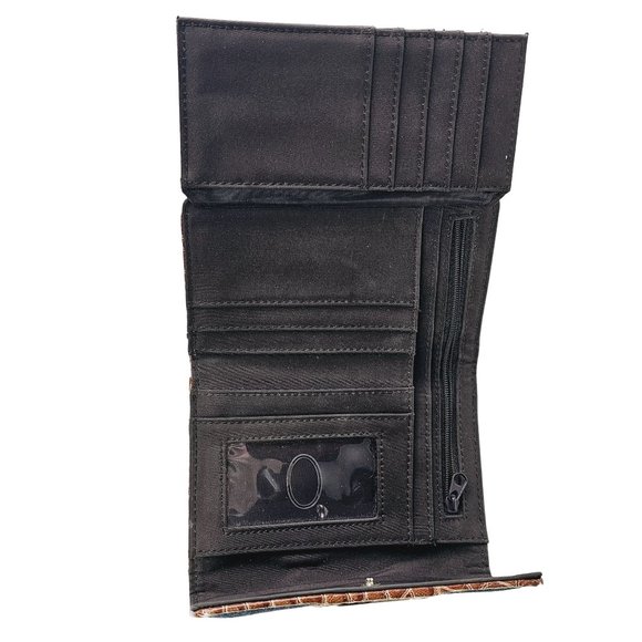 Vintage Y2K Liz Claiborne Denim Vegan Leather Hobo Bag & 2 Matching Wallets - Picture 12 of 12